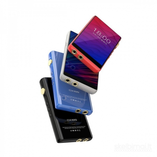 iBasso DX160 Skaitmeninis muzikos grotuvas Bluetooth palaikymas