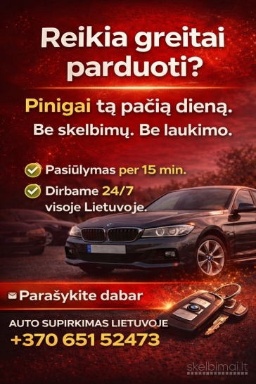 SKUBUS AUTOMOBILIŲ SUPIRKIMAS 