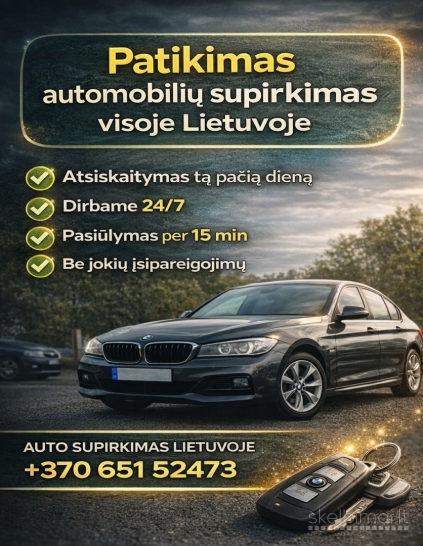 SKUBUS AUTOMOBILIŲ SUPIRKIMAS