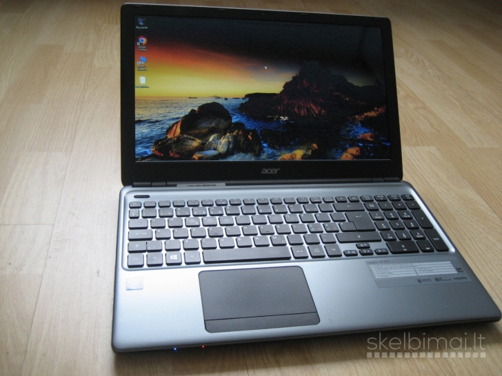 Puikus ACER E1-572 i5/ 240GB/ 8GB/ nauja baterija