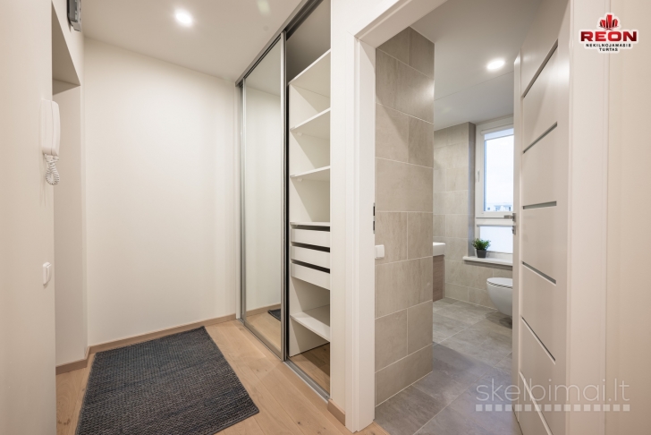 PARDUODAMAS KOKYBIŠKAI ĮRENGTAS, PATOGIAI SUPLANUOTAS 2 KAMBARIŲ BUTAS 