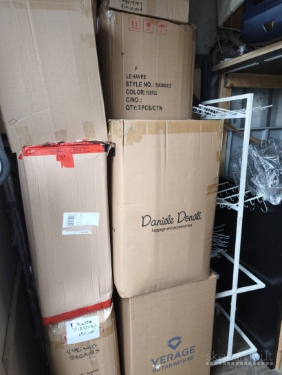 Parduodami prekių likučiai