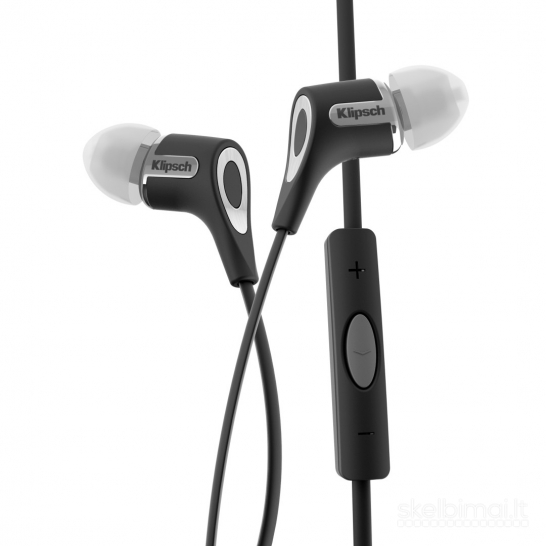 Klipsch R6i ausinės su mikrofonu į ausis įstatomos