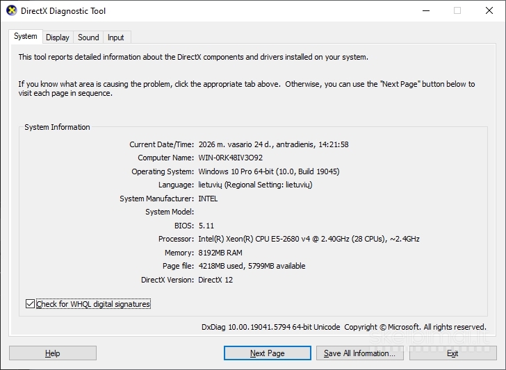 Xeon Gaming žaidimų kompiuteris