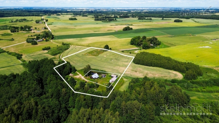 Vilkaviškio r. sav., Ramovietės k., rąstinis namas