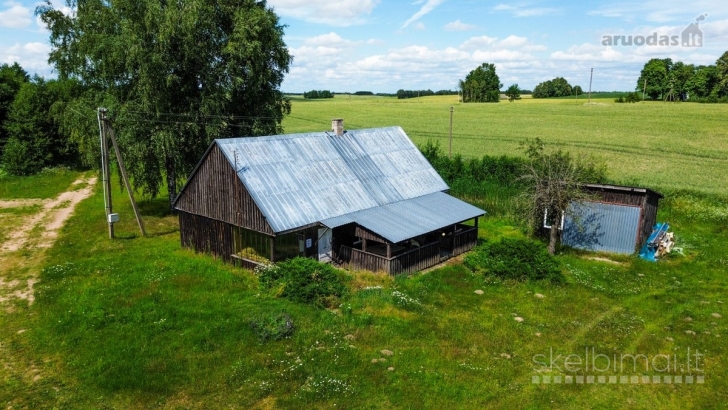 Vilkaviškio r. sav., Ramovietės k., rąstinis namas