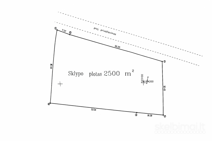 25 a namų valdos sklypas Ūtos k.