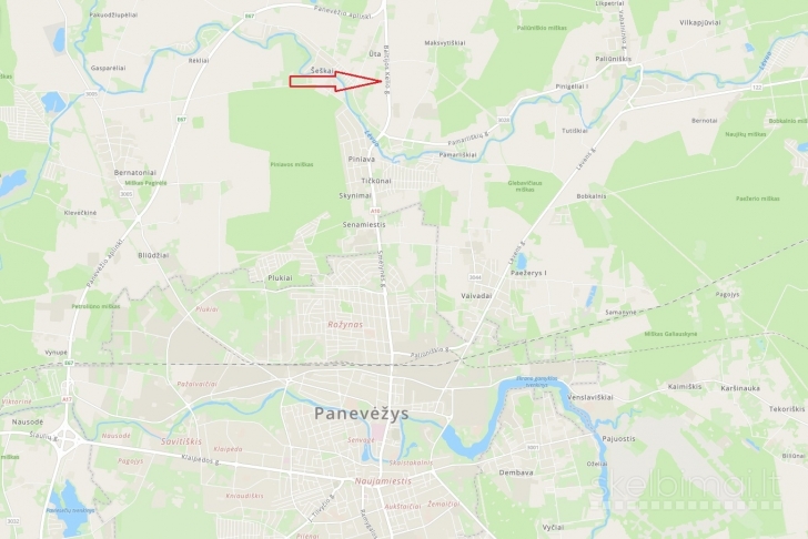 25 a namų valdos sklypas Ūtos k.