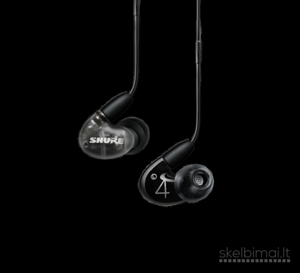 Shure AONIC 4 In-Ear tipo ausinės su išorinių garsų slopinimo funkcija