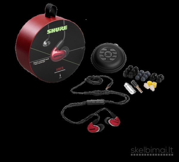 Shure AONIC 5 In-Ear tipo ausinės su išorinių garsų slopinimo funkcija