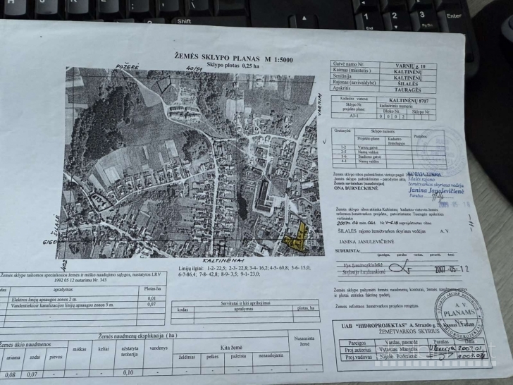 Parduodamos 2/3 dalys 0,29 ha žemės sklypo