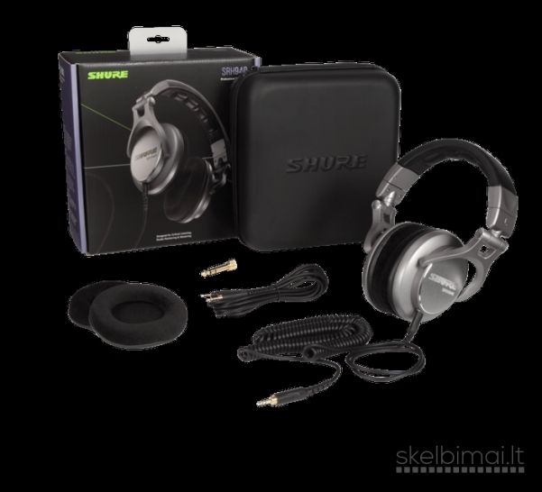 Shure SRH940 profesionalios On-Ear tipo ausinės 
