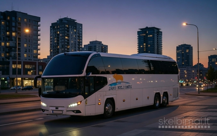 Autobusų ir mikroautobusų nuoma su vairuotoju