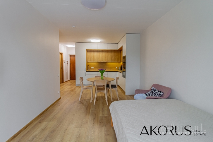 Akorus.lt - erdvus dviejų kambarių butas ramesnėje miesto dalyje