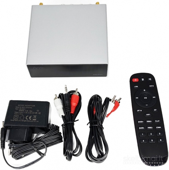 Arylic S50 PRO+ tinklo grotuvas su pradiniu stiprintuvu