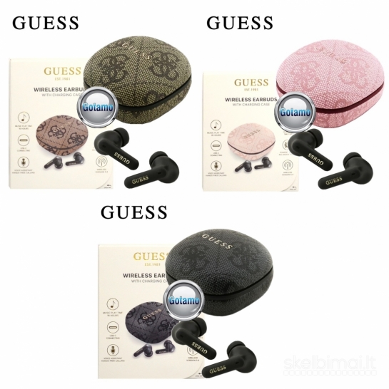 923 Bluetooth ausinės Guess Earbuds WWW.GOTAMO.LT