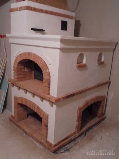 Lauko- maisto gamybos krosnys, duonkepės, viryklės, rūkyklos, kepsninės