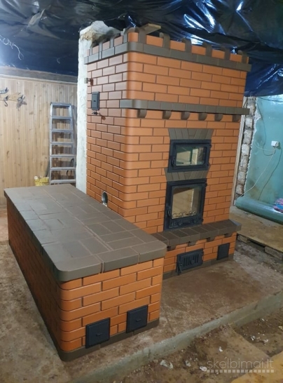 Šildymo krosnys, Gultai, orinis šildymas, konvekcija, Kuznecovo sistema