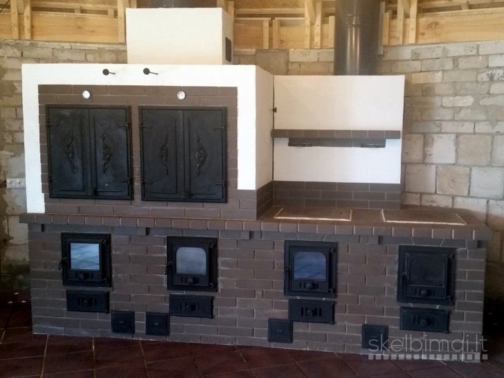 Lauko- maisto gamybos krosnys, duonkepės, viryklės, rūkyklos, kepsninės