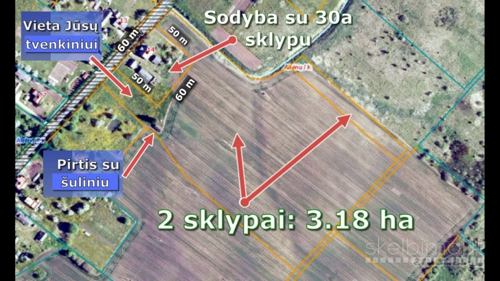 PARDUODAMA SODYBA VILNIAUS RAJONE.