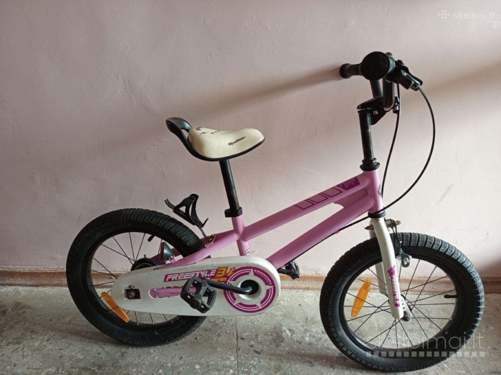 Vaikiškas dviratis Royalbaby Freestyle RB12B-6, rožinė sp., 12"