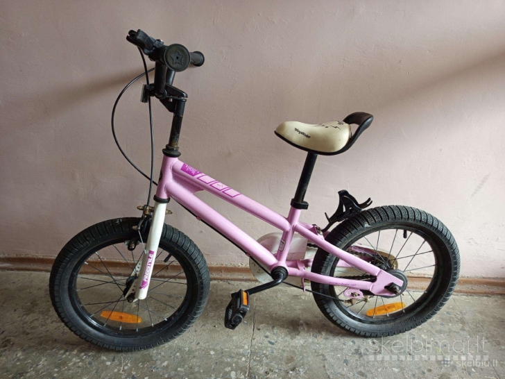 Vaikiškas dviratis Royalbaby Freestyle RB12B-6, rožinė sp., 12"