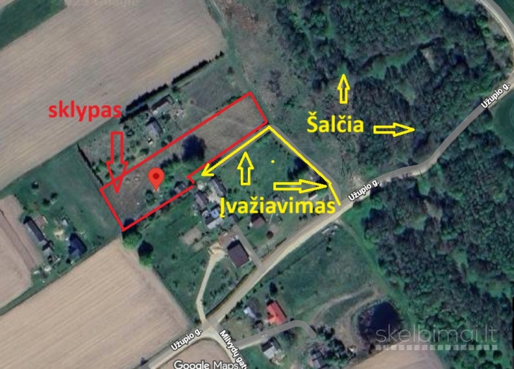 Gražioje ir ramioje vietoje parduodamas erdvus 43 a namų valdos sklypas