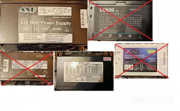 GT610; 310; HD 5750; N9600; Ati X1300 ir AGP: tinklas ir daug kitu