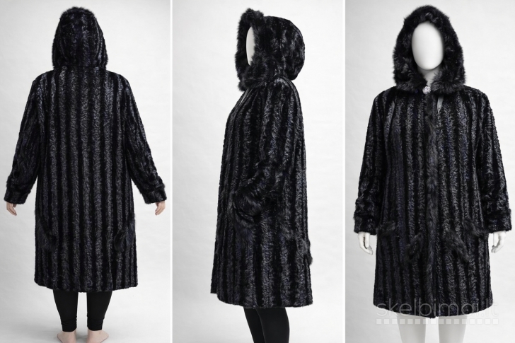 Nauji karakulio kailiniai (didelis dydis)