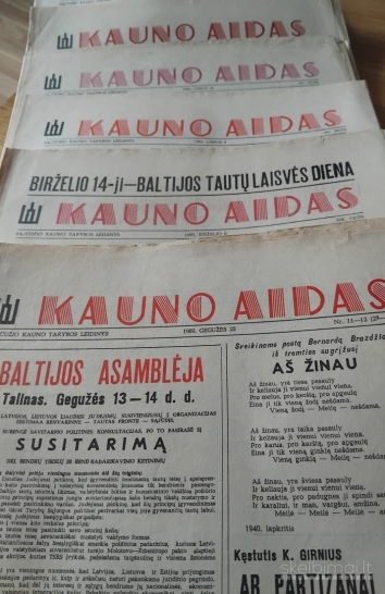 Seni laikraščiai Nepriklausomos Lietuvos