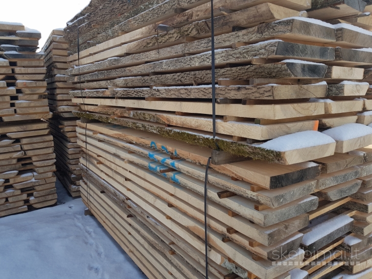 ĄŽUOLO, UOSIO džiovinta mediena