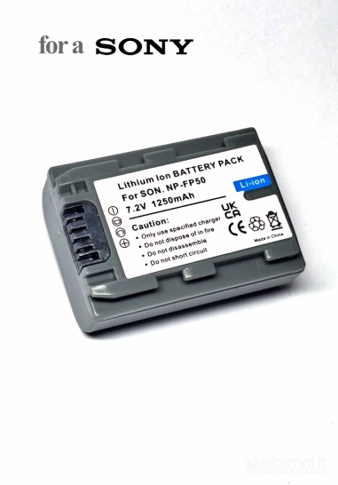 Sony NP-FP50 MiniDV baterija 7.2V 1250mAh