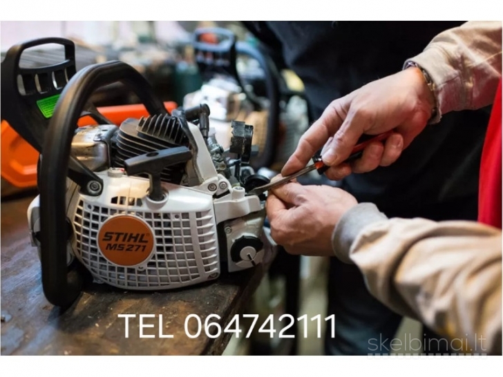 Kiniškų benzopjūklų žoliapjovių Remontas, Vilnius