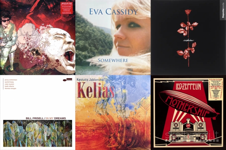 Naujos nepraplėštos plokštelės