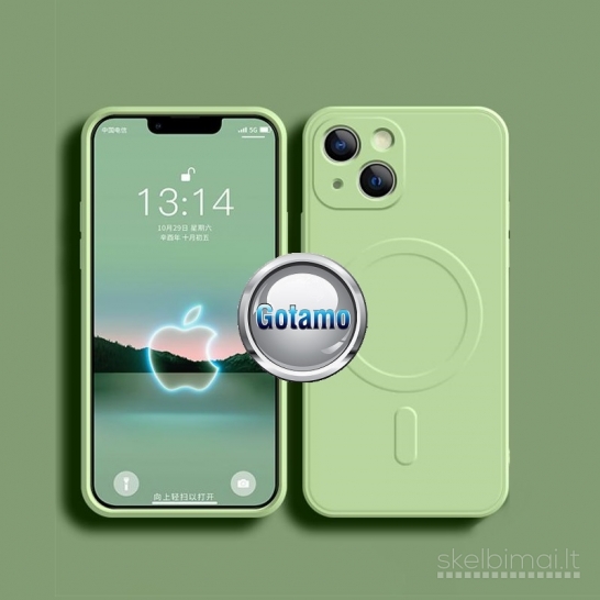 932 MagSafe Matte Plus dėklai nugarėlės Apple iPhone 14 Pro telefonui