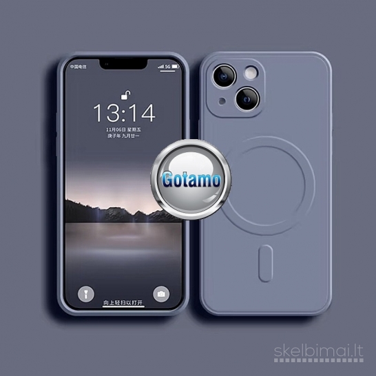 933 MagSafe Matte Plus dėklai nugarėlės Apple iPhone 14 Pro Max telefonui