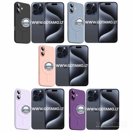934 MagSafe Matte Plus dėklai nugarėlės Apple iPhone 15 Pro telefonui