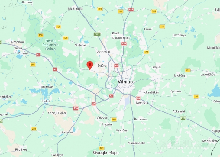 PARDUODAMAS 12.89 a NAMŲ VALDOS SKLYPAS Vilniaus rajone