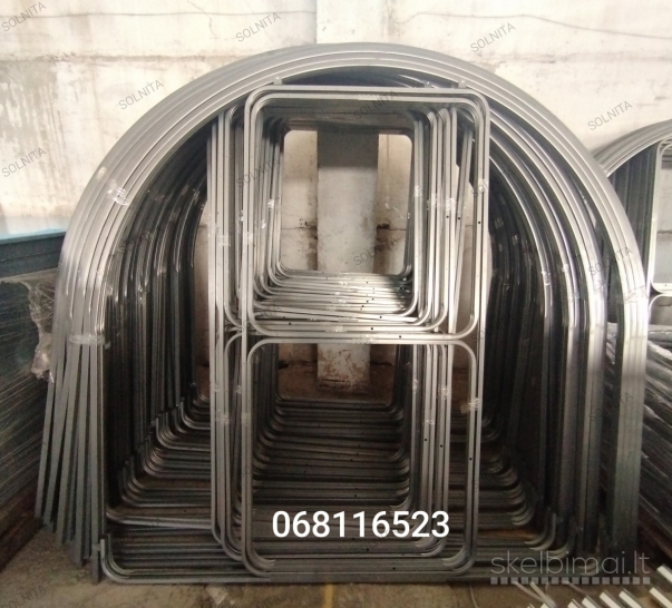 Šiltnamis 3m pločio. Profilis 25x20mm