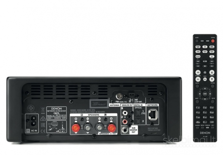 Denon RCDN-10 Stereo stiprintuvas su tinklo grotuvu