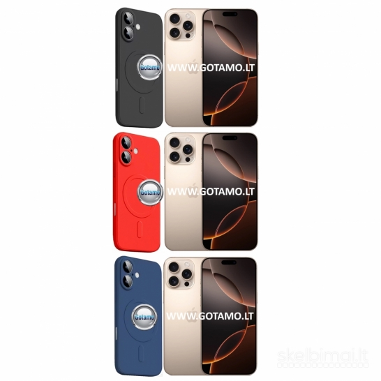 937 MagSafe Matte Plus dėklai nugarėlės Apple iPhone 16 Pro Max telefonui