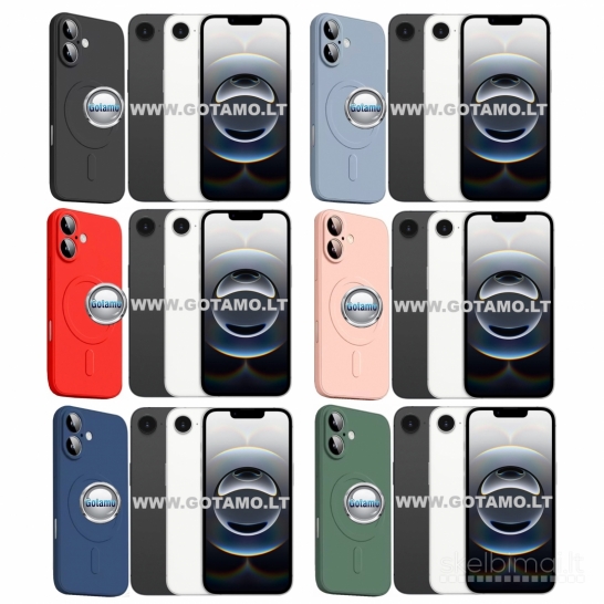 938 MagSafe Matte Plus dėklai nugarėlės Apple iPhone 16e telefonui