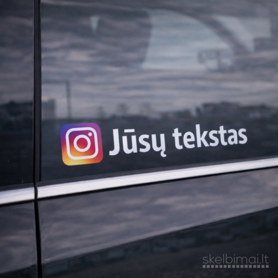 Soc. tinklų lipdukai automobiliams -  Lipdukai24.lt