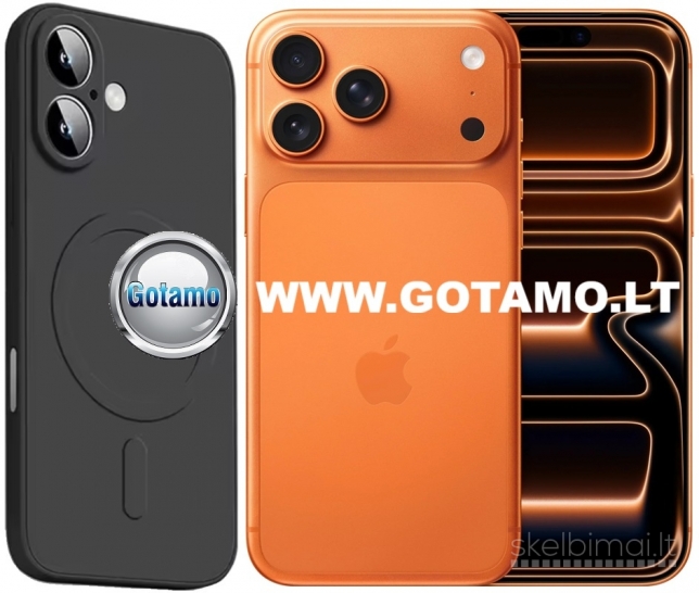 941 MagSafe Matte Plus dėklai nugarėlės Apple iPhone 17 Pro Max telefonui