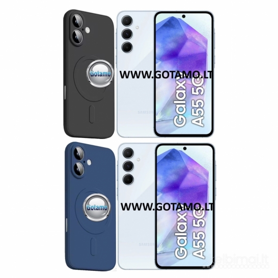 943 MagSafe Matte Plus dėklai nugarėlės Samsung Galaxy A55 telefonui