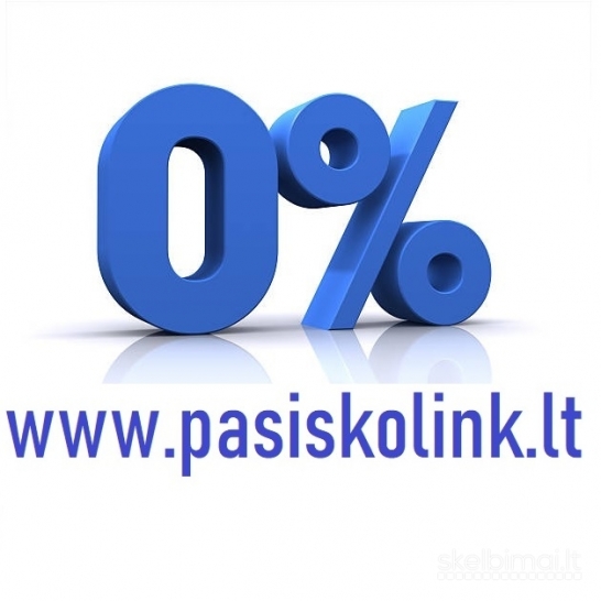 Pirmas kred itas, pask ola iki 1000 € ir iki 1 metų nemokamai!