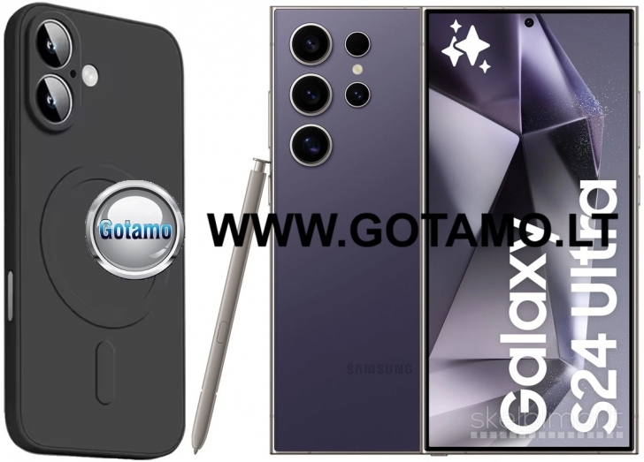 946 MagSafe Matte Plus dėklai nugarėlės Samsung Galaxy S24 Ultra telefonui