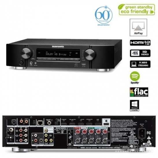 Namų kino resyveris Marantz NR1604 7X90W stiprintuvas 