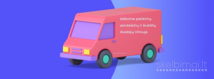 šiukšlių, senų baldų ir sendaikčių išvežimas Vilniuje (Lazdynai), kovo 12–15 d.