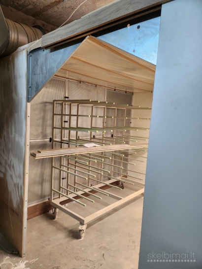 Parduodama medžio apdirbimo įranga